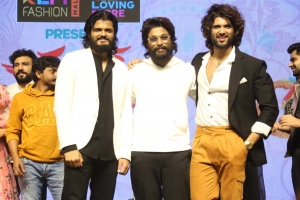 Anand, Allu Arjun, Vijay Devarakonda @ Pushpaka Vimanam Trailer Launch Stills