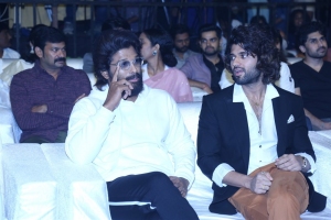 Anand, Allu Arjun, Vijay Devarakonda @ Pushpaka Vimanam Trailer Launch Stills