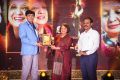 Malini Parthasarathy receiving the award from Health Secretary J. Radhakrishnan IAS @ Puthiya Thalaimurai Sakthi Awards 2018 Photos