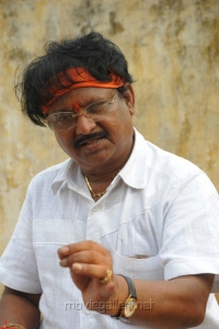 Director Kodi Ramakrishna at Puttaparthi Sai Baba Charitra Working Stills