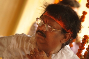 Director Kodi Ramakrishna at Puttaparthi Sai Baba Charitra Working Stills