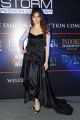 Actress Raai Lakshmi Hot Stills in Black Long Dress