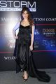 Telugu Actress Lakshmi Rai in Black Long Dress Hot Stills