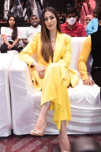 The Legend Actress Raai Laxmi Photos in Yellow Suit