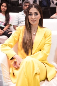 The Legend Actress Raai Laxmi Photos in Yellow Suit