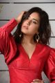 Actress Raashi Khanna Red Dress Photoshoot Stills HD