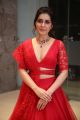 Actress Raashi Khanna Red Dress Pics @ World Famous Lover Pre Release