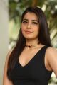 Actress Raashi Khanna Stills in Black Sleeveless Top