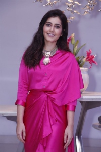 Thank You Movie Actress Raashi Khanna Images in Pink Dress