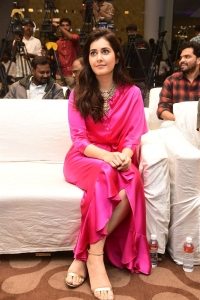 Thank You Movie Heroine Raashi Khanna Images in Pink Dress