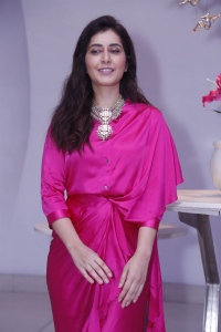 Thank You Movie Actress Raashi Khanna Images in Pink Dress