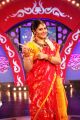Actress Raasi in Red Saree for Luckku Kickku in Zee Telugu