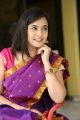 Actress Radha Bangaram in Blue Saree Photos