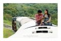 Dhanush & Keerthy Suresh in Rail Telugu Movie Stills.