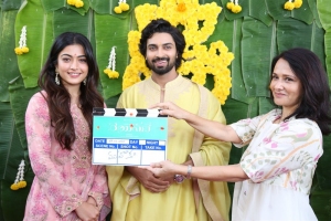 Rashmika, Dev Mohan, Amala @ Rainbow Movie Launch Stills