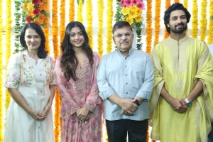 Amala, Rashmika, Allu Aravind, Dev Mohan @ Rainbow Movie Launch Stills