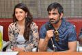 Mehreen Kaur Pirzada, Ravi Teja @ Raja The Great Team visits Devnar School For The Blind Hyderabad Photos