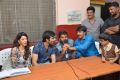 Mehreen, Ravi Teja, Anil Ravipudi, Srinivasa Reddy @ Raja The Great Team visits Devnar School For The Blind Hyderabad Photos