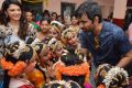 Raja The Great Team visits Devnar School For The Blind Hyderabad Photos