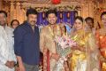 Chiranjeevi @ Koti's son Rajeev Saluri Prathyusha Wedding Reception Stills