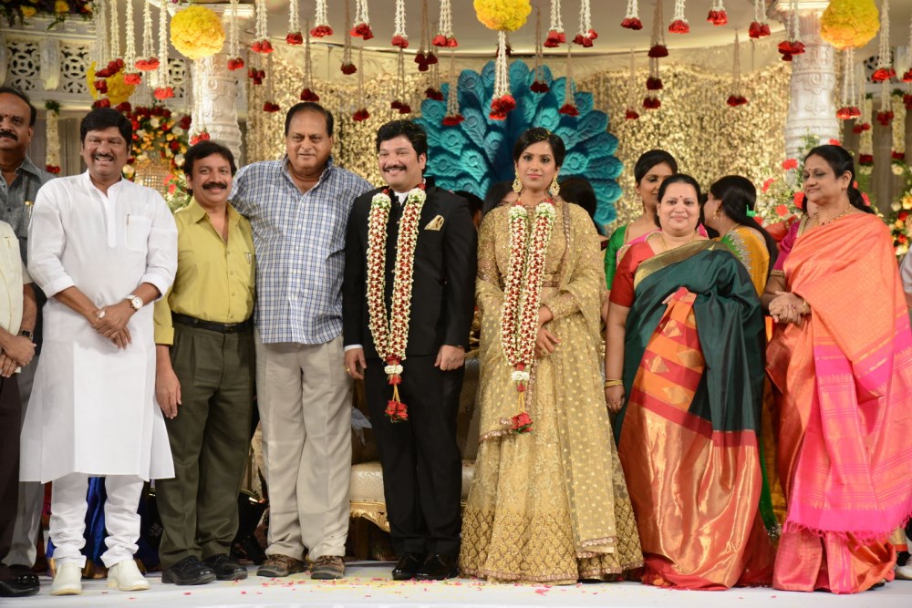 Rajendra Prasad's Son Balaji Wedding Reception Stills | Moviegalleri.net