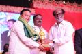 Ishari K Ganesh @ Rajinikanth opens MGR Statue at ACS Medical College Photos