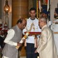 Rajinikanth was conferred Padma Vibhushan Award from President Pranab Mukherjee