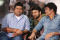 S Thaman, Ashwin Babu, Nagarjuna @ Raju Gari Gadhi 2 Success Meet Stills