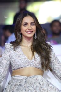 Actress Rakul Preet Singh Stills @ Bharateeyudu 2 Pre-Release