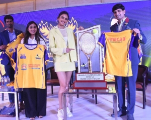 Rakul Preet Singh Unveils Champions of Tennis Premier League – Season-3 Jersey Photos