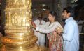 Ram Charan and Upasana visit tirupati after wedding