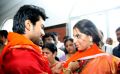 Ram Charan Teja and Upasana Kamineni Visits Tirumala Temple