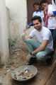 Hero Ram participates Swachh Bharat @ Srinagar colony, Hyderabad