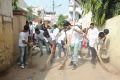 Hero Ram participates Swachh Bharat @ Srinagar colony, Hyderabad