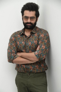 Actor Ram Pothineni Photos @ The Warriorr Interview