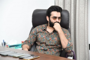 Actor Ram Pothineni Photos @ The Warriorr Interview