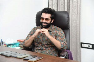 The Warriorr Movie Actor Ram Pothineni Interview Photos