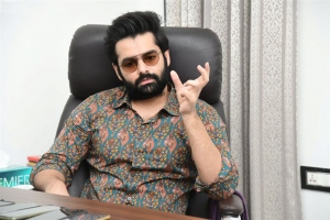 Actor Ram Pothineni Photos @ The Warriorr Interview