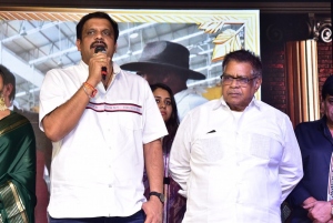 Director Sriwass father Oleti Gandhi @ Ramabanam Trailer Launch Rajahmundry Stills