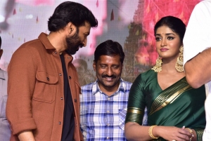 Gopichand, Dimple Hayathi @ Ramabanam Trailer Launch Rajahmundry Stills