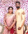 RJ Navalakshmi Ramesh Thilak Wedding Reception Stills