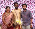 Santhosh Prathap @ Ramesh Thilak Navalakshmi Wedding Reception Stills