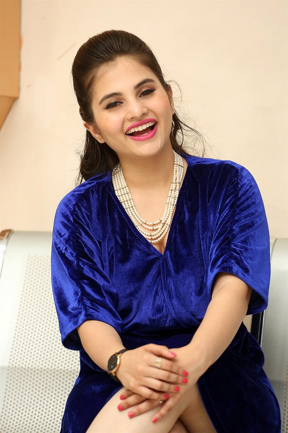 Actress Ramya Pasupuleti Images @ First Rank Raju Teaser Launch ...