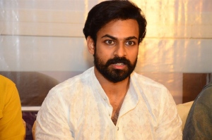 Actor Panja Vaisshnav Tej @ Ranga Ranga Vaibhavanga Press Meet Tirupati Photos