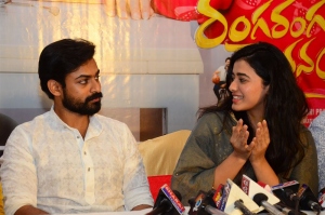 Panja Vaisshnav Tej, Ketika Sharma @ Ranga Ranga Vaibhavanga Press Meet Tirupati Photos