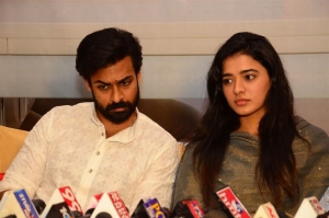 Panja Vaisshnav Tej, Ketika Sharma @ Ranga Ranga Vaibhavanga Press Meet Tirupati Photos