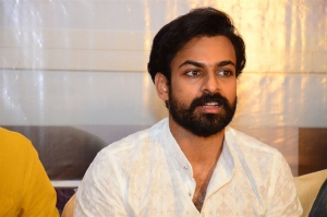 Actor Panja Vaisshnav Tej @ Ranga Ranga Vaibhavanga Press Meet Tirupati Photos