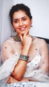 Actress Raashi Khanna Photos @ Aranmanai 3 Movie Press Meet