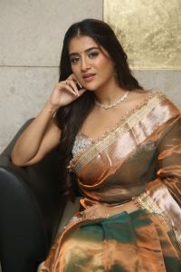 Actress Rashi Singh Silk Saree Pics @ Prasanna Vadanam Pre Release