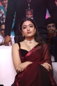 Pushpa 2 Movie Heroine Rashmika Mandanna Saree Pics